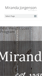 Mobile Screenshot of mirandajorgenson.com